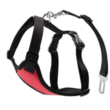 Color Dog Safety Vest Harness with Safety Belt